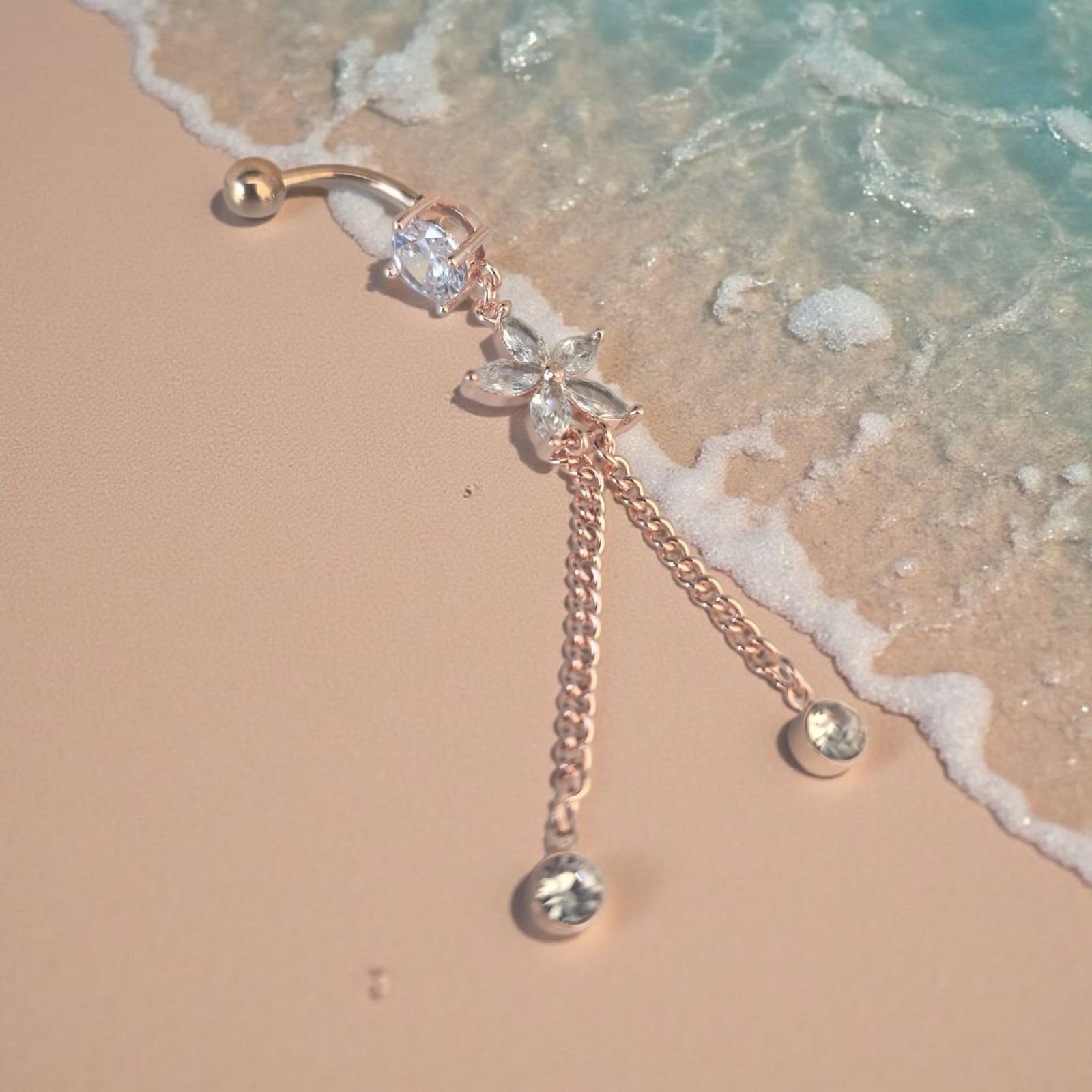 'Midnight Muse' Rosegold and silver