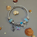 'Treasures of the Tide' Silver Stainless steel bracelet.
