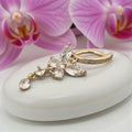 'The butterfly effect' Gold belly ring